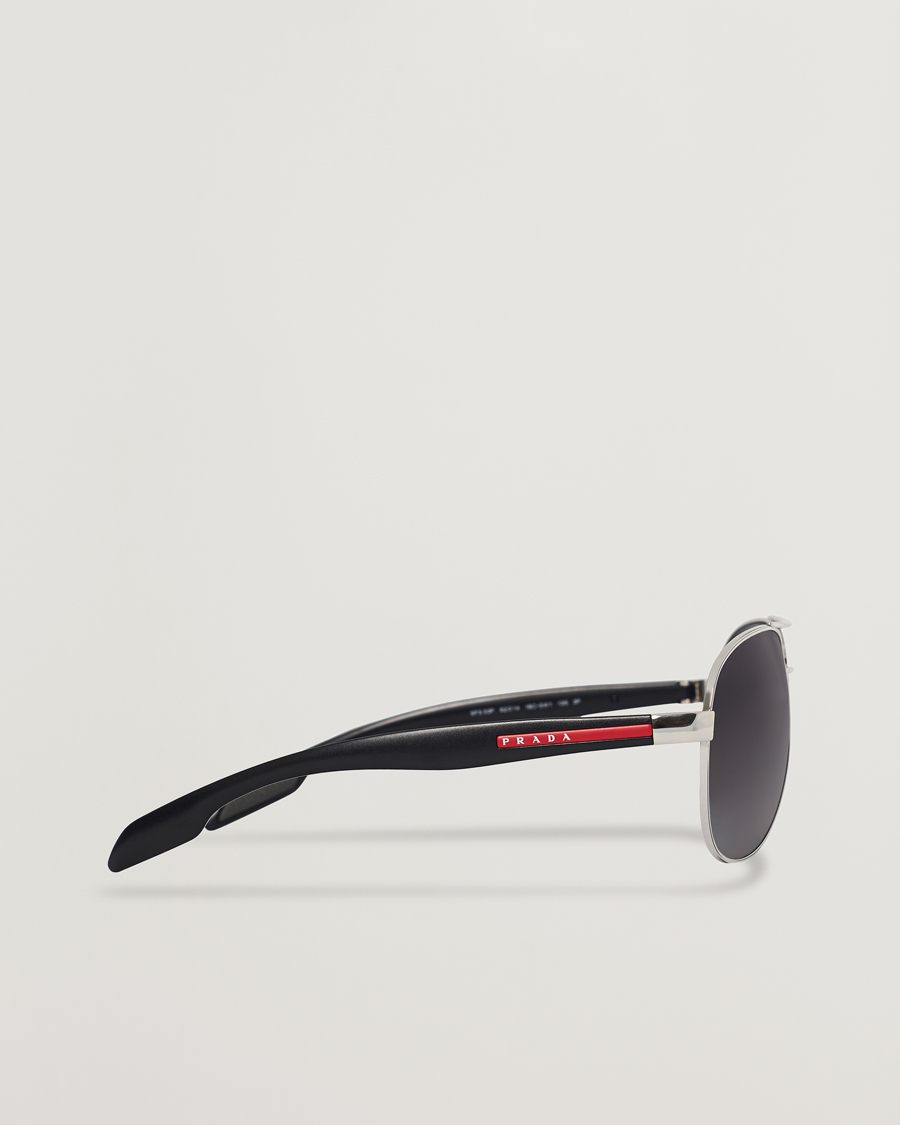 Herre | Prada Linea Rossa 0PS 53PS Polarized Sunglasses Silver | Prada Linea Rossa | 0PS 53PS Polarized Sunglasses Silver