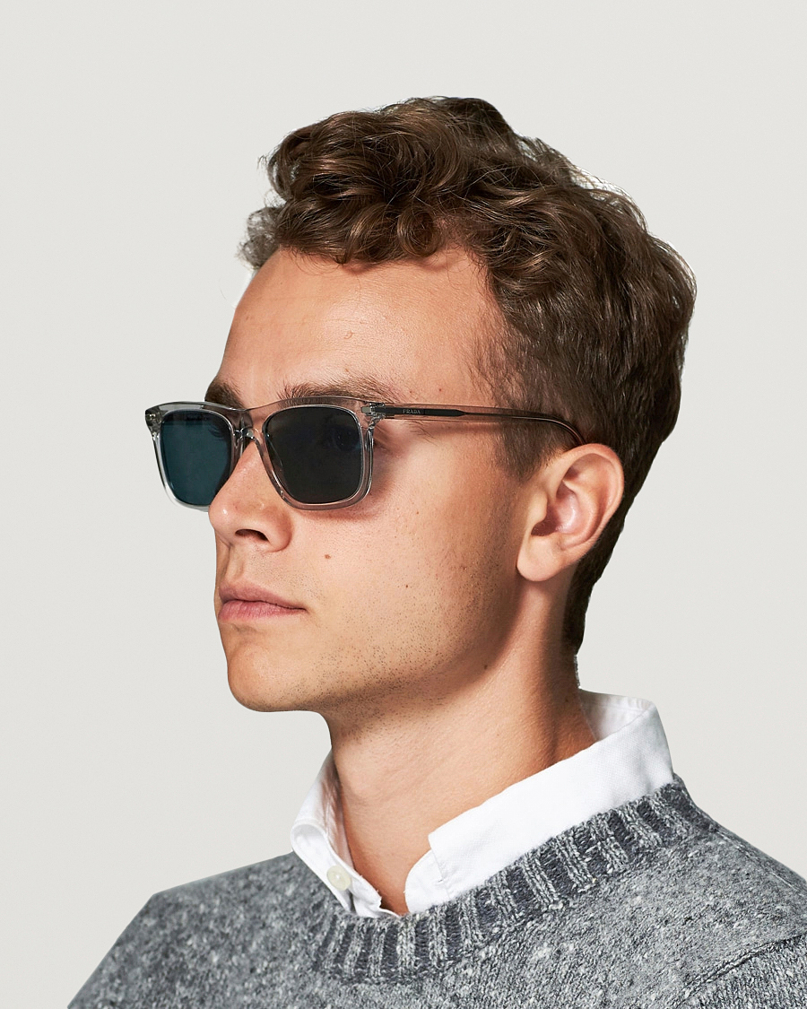 Herr | D-formade solglasögon | Prada Eyewear | 0PR 18WS Sunglasses Clear