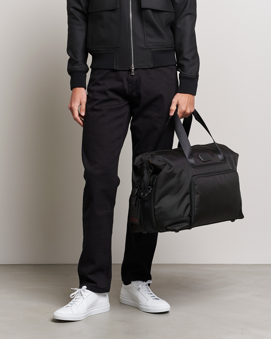 Herre | Tilbehør | TUMI | Alpha 3 Double Expansion Satchel Black