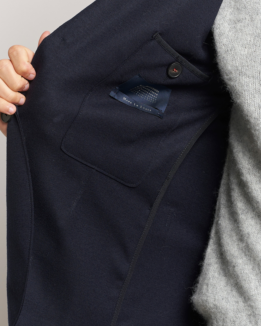 Herre | Blazere & jakker | Harris Wharf London | Two Button Vented Superfine Merino Blazer Navy