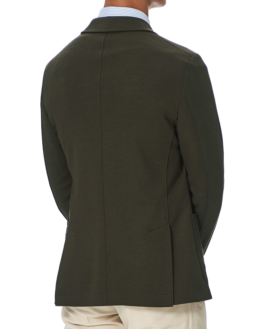 Herre | Blazere & jakker | Harris Wharf London | Two Button Vented Superfine Merino Blazer Moss Green
