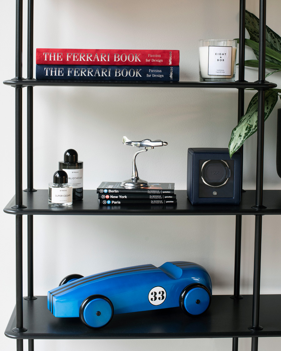 Herre | Ure- & smykkeæsker | WOLF | WOLFCub Single Watch Winder With CoverNavy