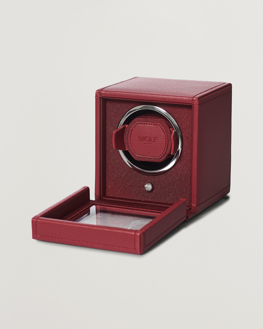 Herre | Livsstil | WOLF | Cub Single Winder With Cover Bordeaux