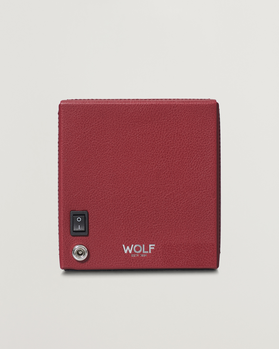 Herre | WOLF Cub Single Winder With Cover Bordeaux | WOLF | Cub Single Winder With Cover Bordeaux