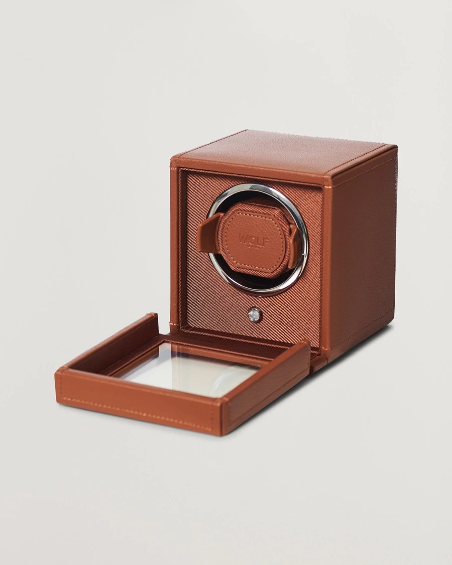 Herre |  | WOLF | Cub Single Winder With Cover Cognac