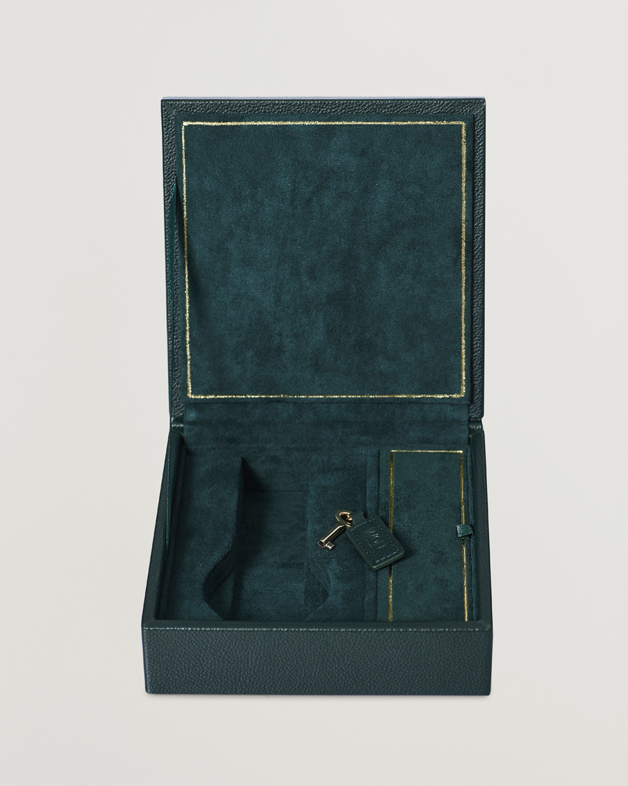 Herre | WOLF British Racing Green Double Watch Winder | WOLF | British Racing Green Double Watch Winder