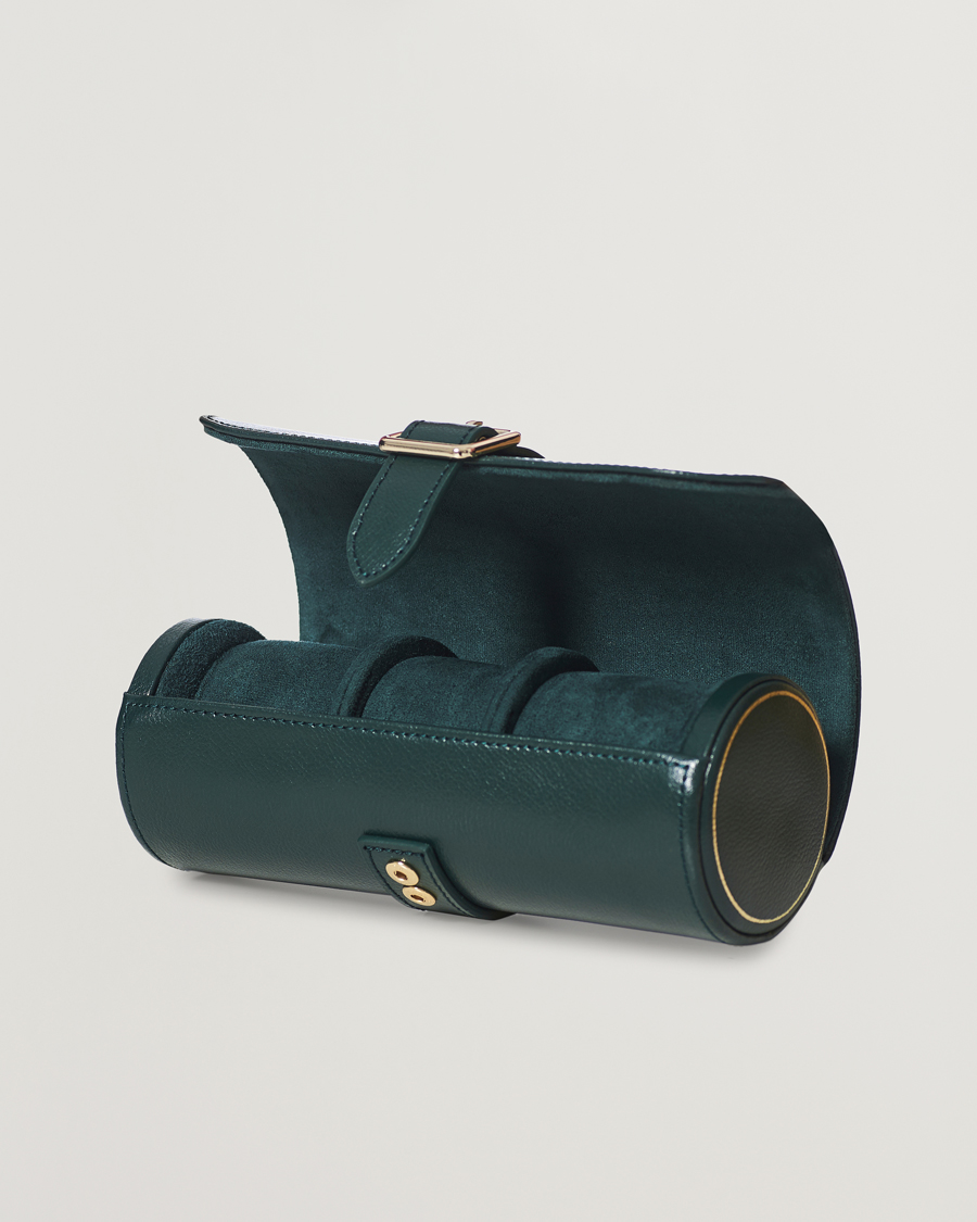 Herr |  | WOLF | British Racing Green Triple Watch Roll