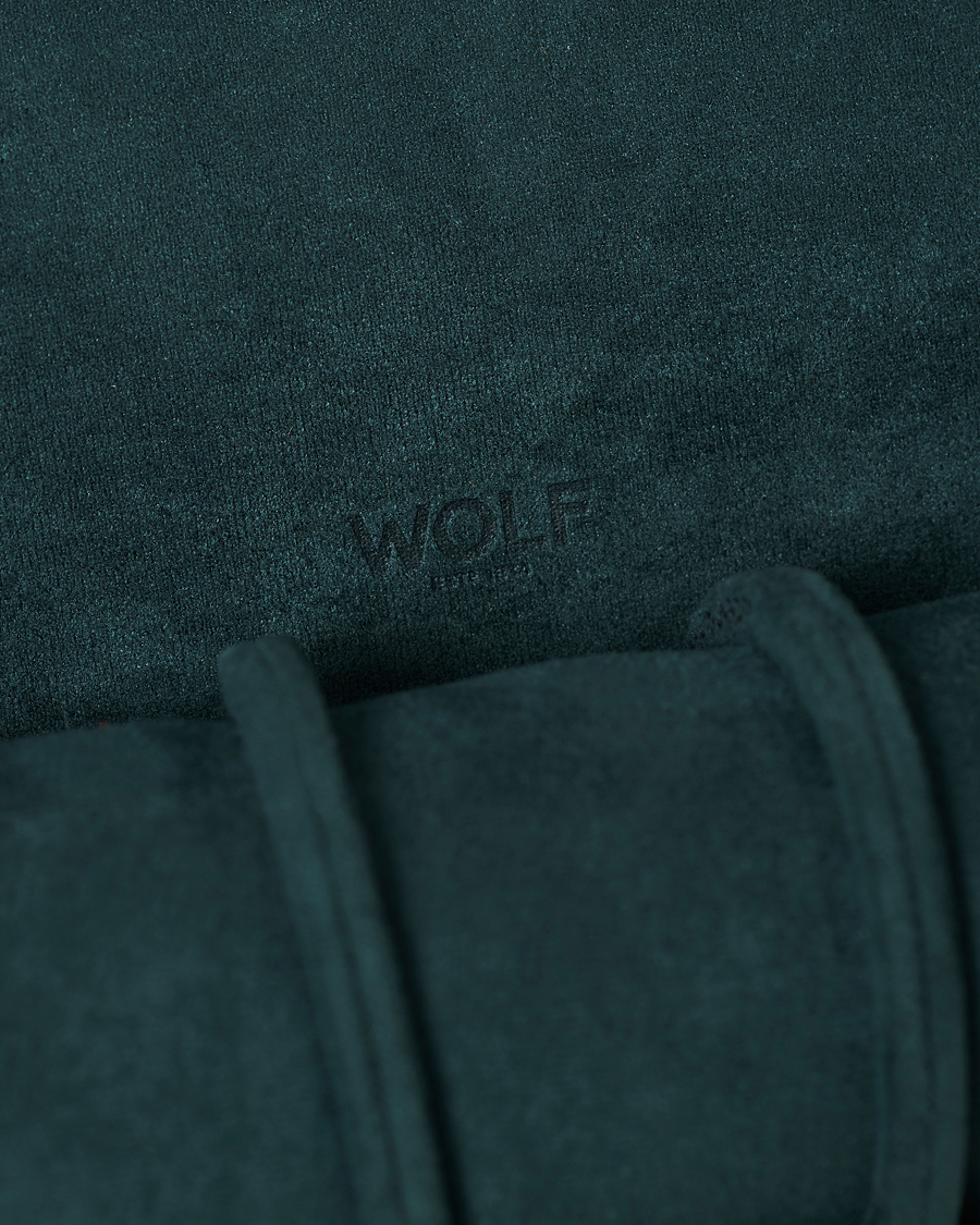 Herre | Ure- & smykkeæsker | WOLF | British Racing Green Triple Watch Roll