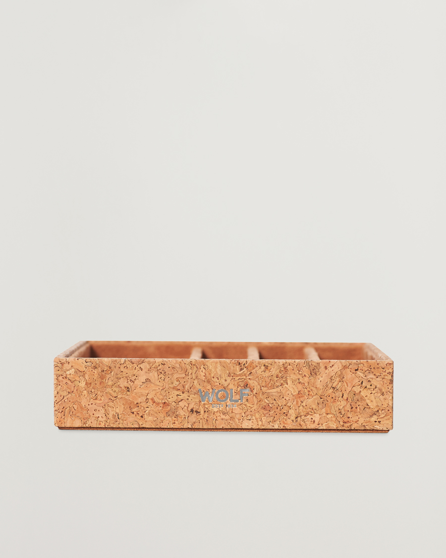 Herre | WOLF Analog/Shift 1976 Watch Tray Cork | WOLF | Analog/Shift 1976 Watch Tray Cork