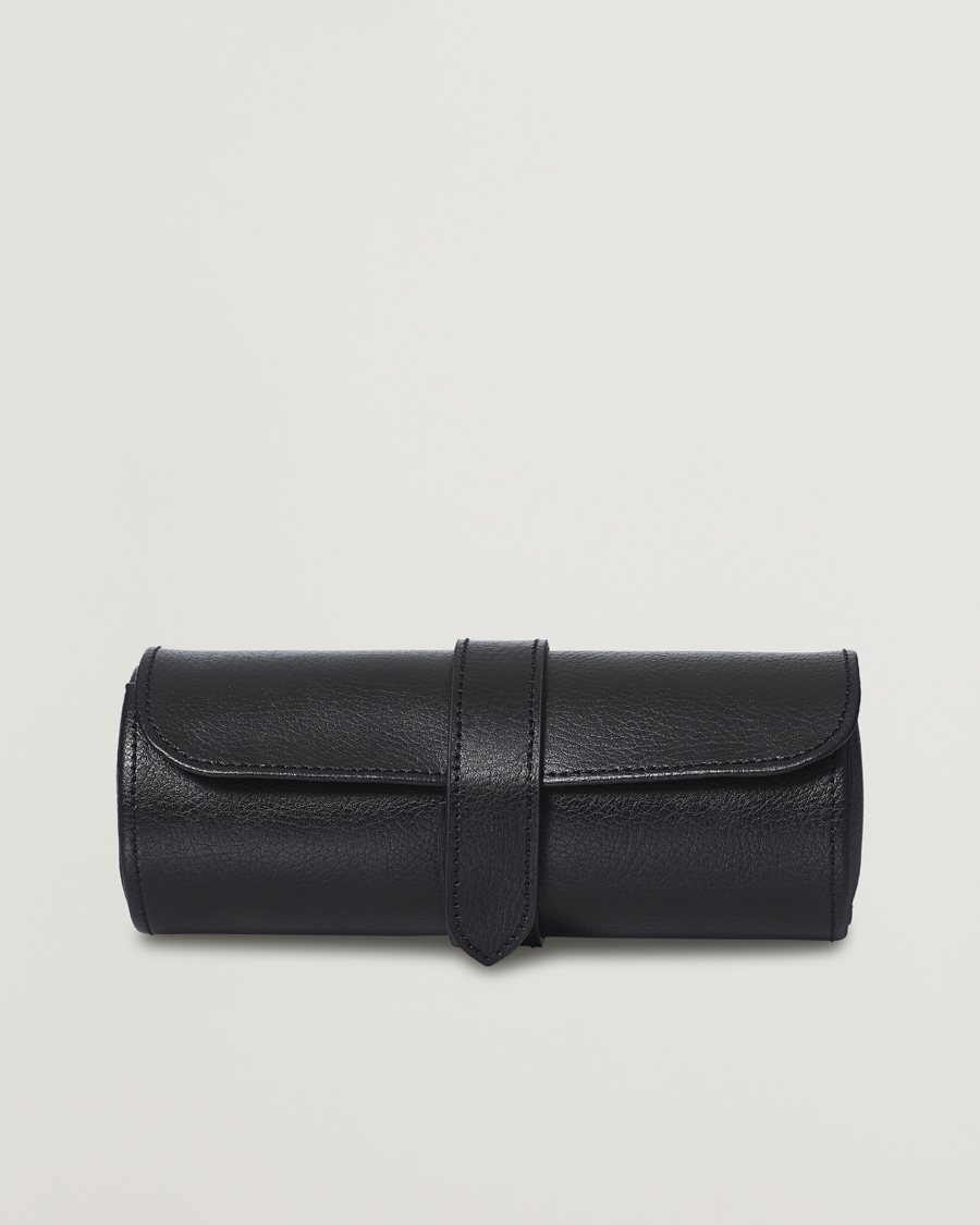 Herre | Ure- & smykkeæsker | WOLF | Blake Triple Watch Roll Black/Purple