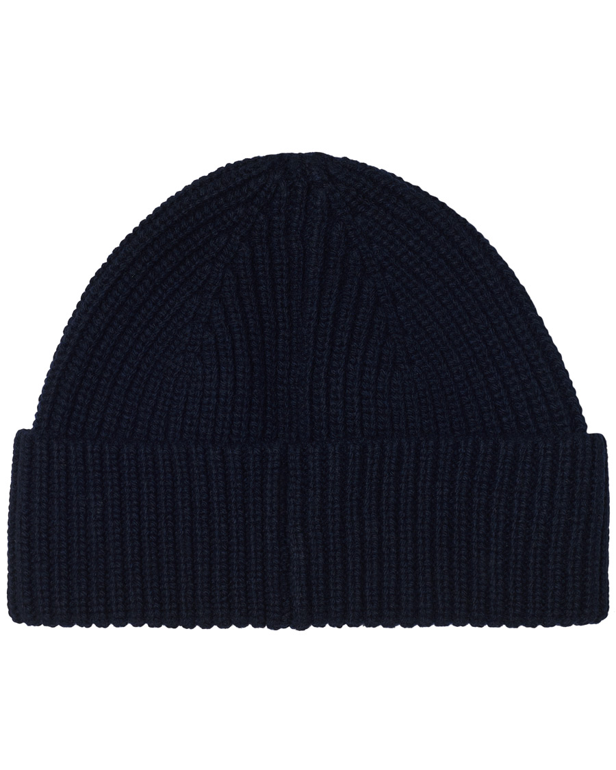 Herre | A.P.C. Rib Wool Beanie Navy | A.P.C. | Rib Wool Beanie Navy