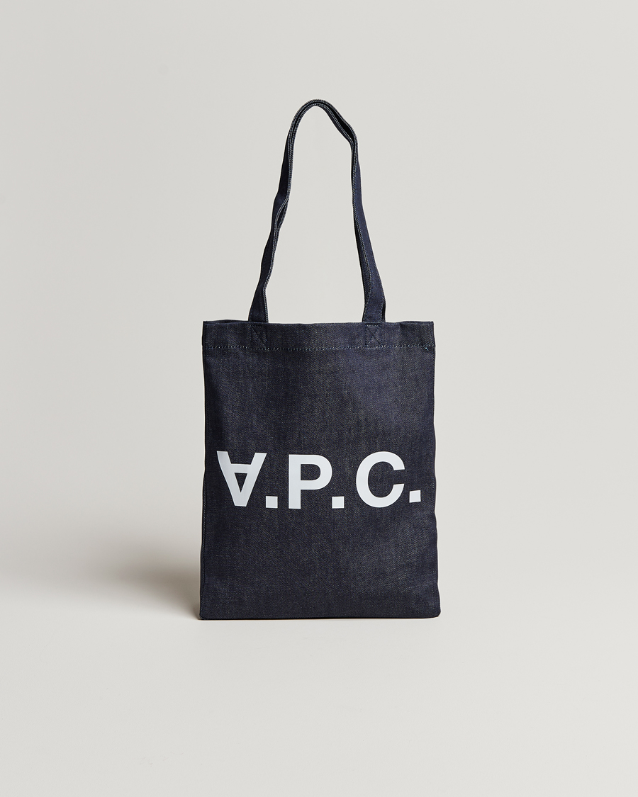Herre | A.P.C. Laure Tote Bag Indigo | A.P.C. | Laure Tote Bag Indigo