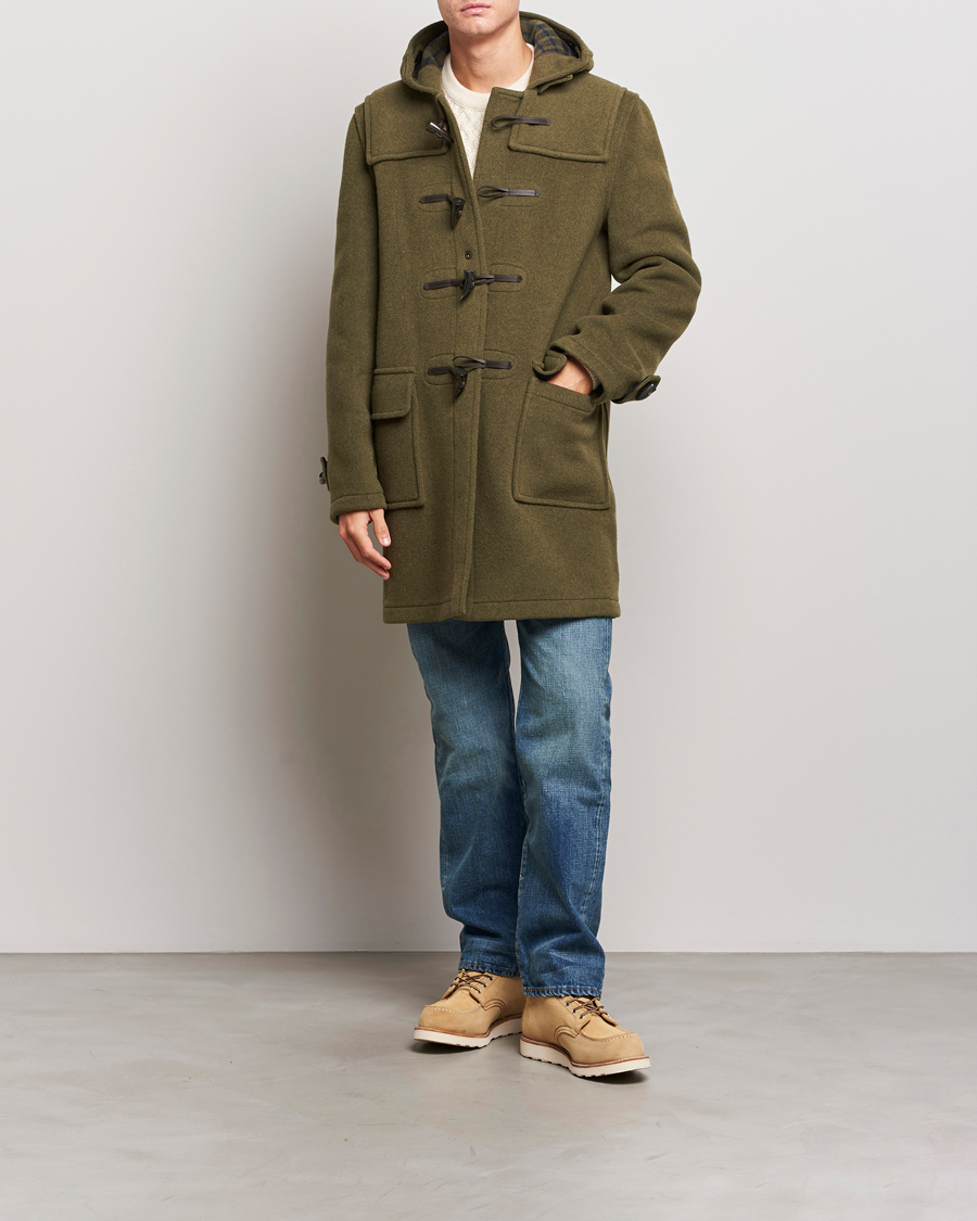 Herre | Duffle coats | Gloverall | Morris Duffle Coat Loden/Check