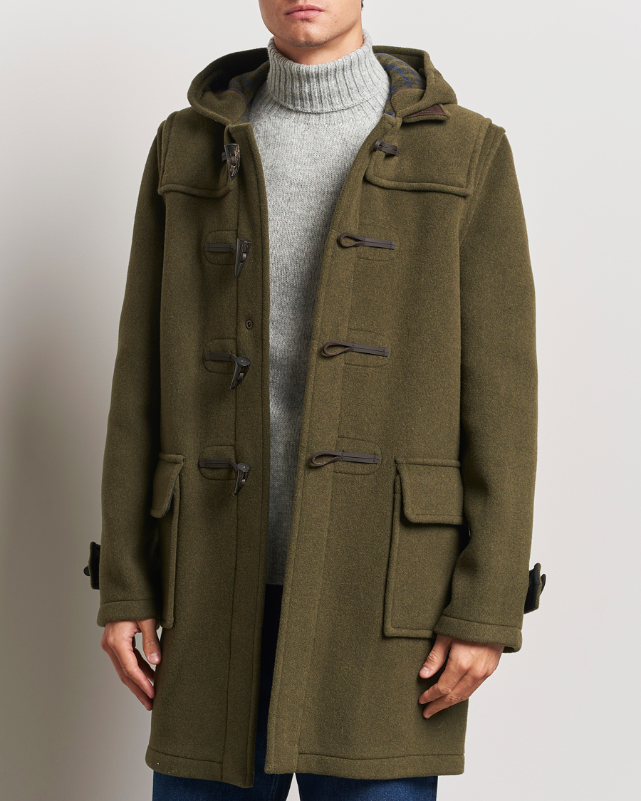 Herre | Gloverall | Gloverall | Morris Duffle Coat Loden/Check