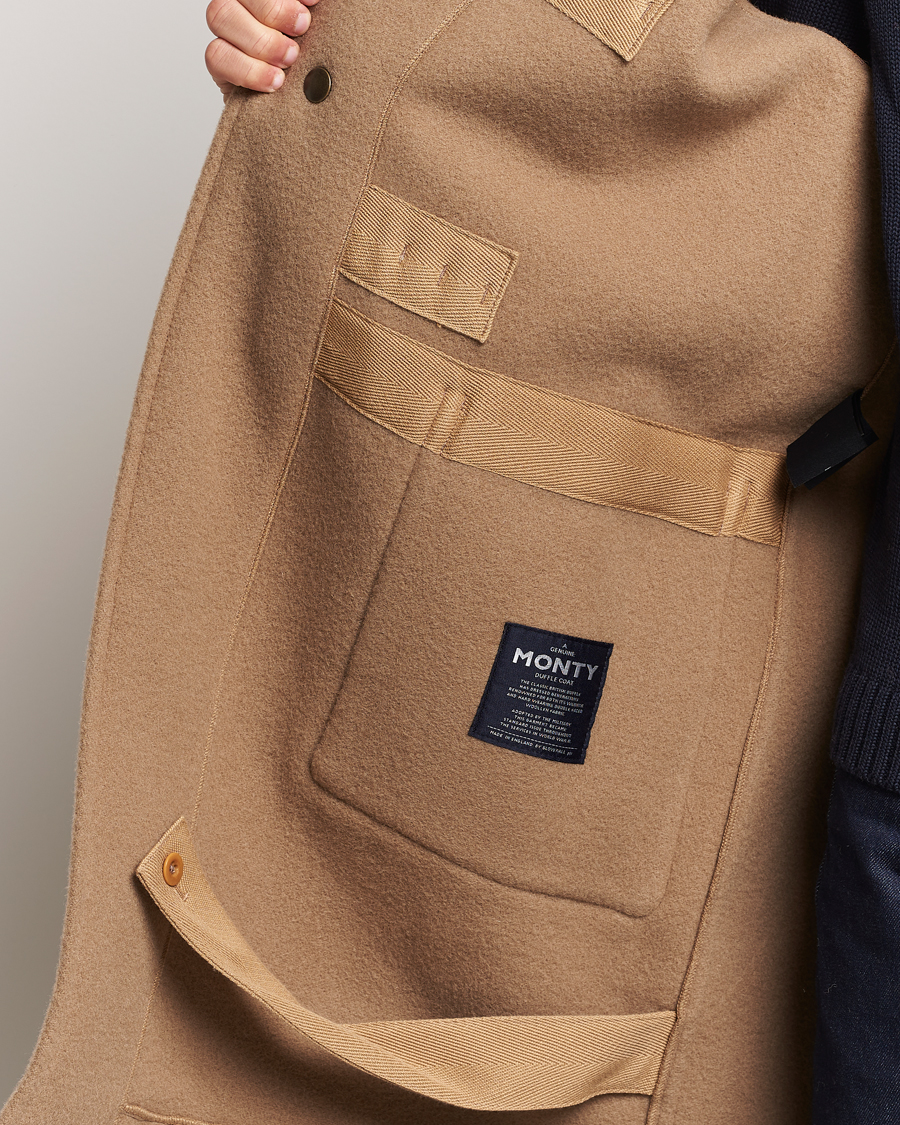Herre | Jakker | Gloverall | 575 Monty Original Duffle Coat Camel