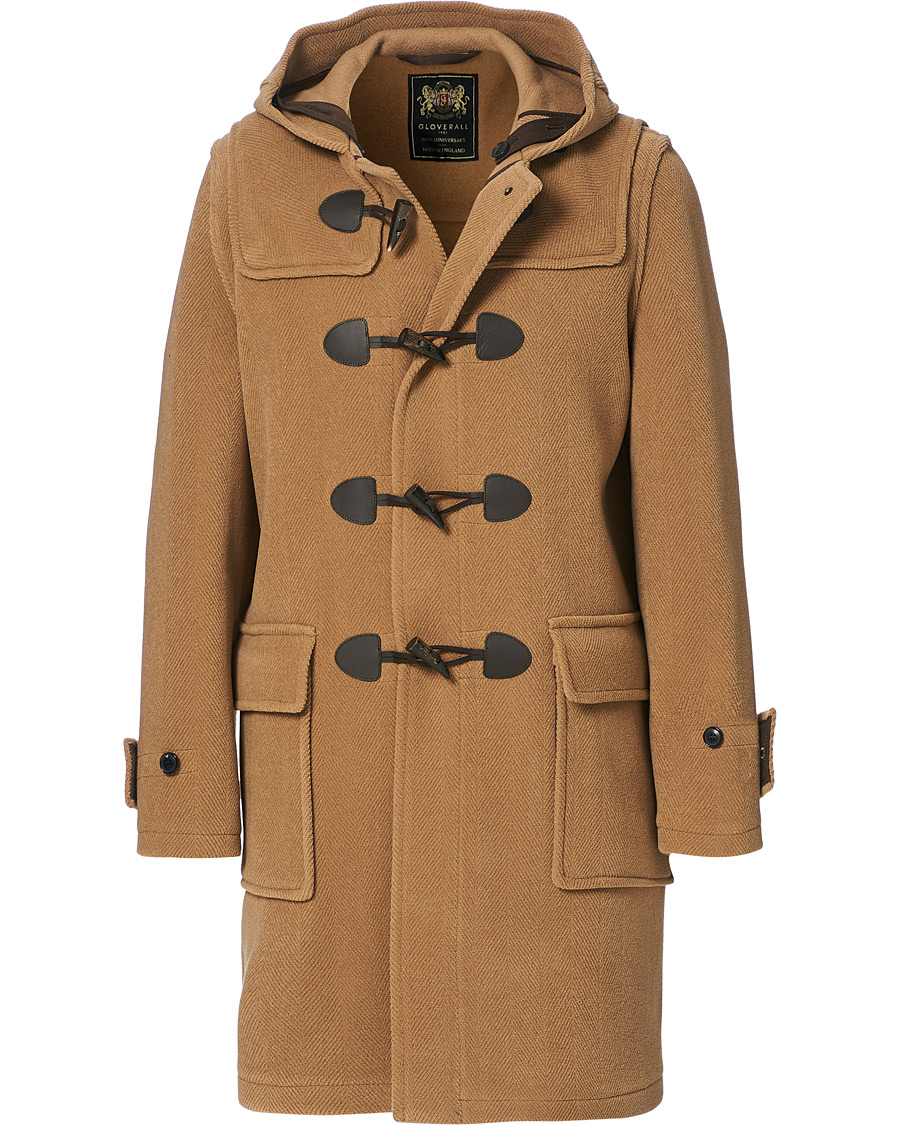 Herre | Jakker | Gloverall | Anniversary Heavyweight Herringbone Morris Duffle Camel