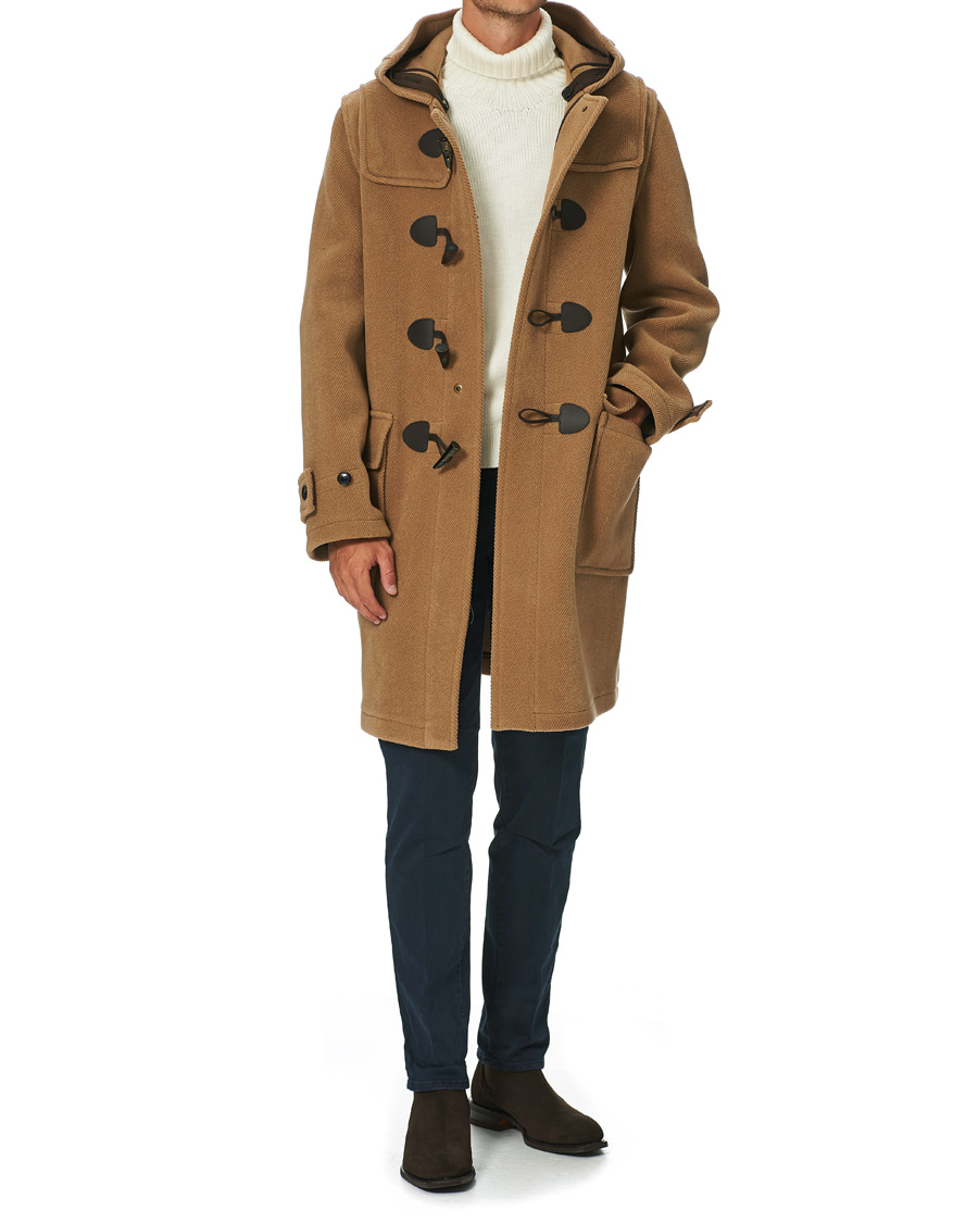 Herre | Jakker | Gloverall | Anniversary Heavyweight Herringbone Morris Duffle Camel