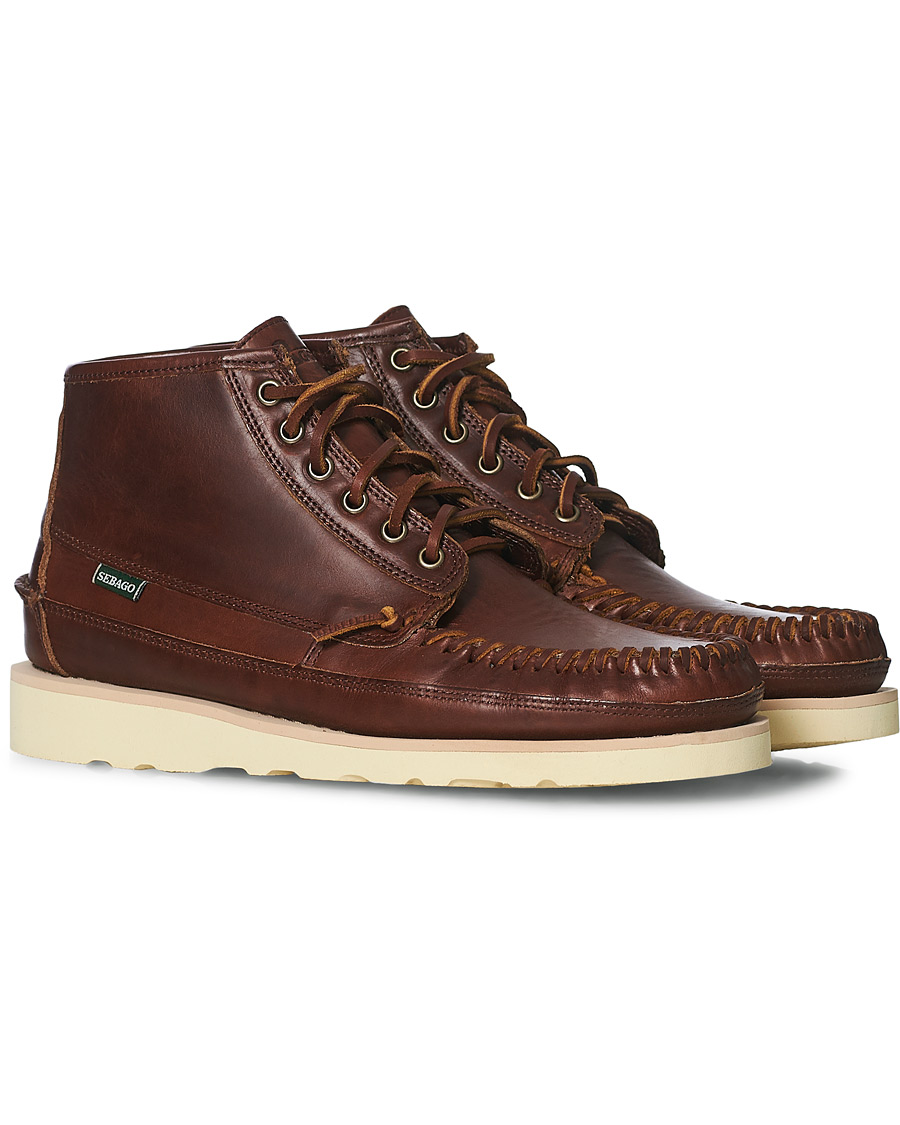 Herre | Sebago Campsides Seneca Mid Leather Boot Brown | Sebago | Campsides Seneca Mid Leather Boot Brown