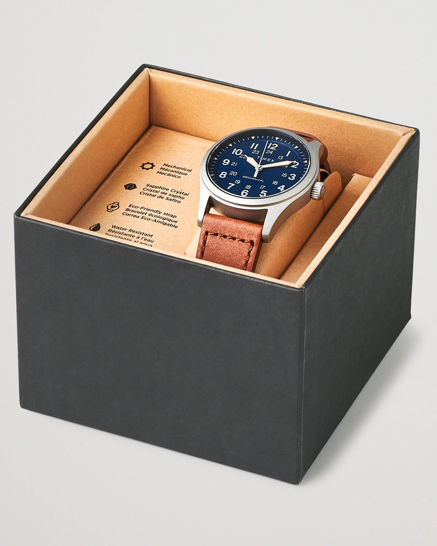 Herre | Timex Field Post Mechanical Watch 38mm Blue Dial | Timex | Field Post Mechanical Watch 38mm Blue Dial