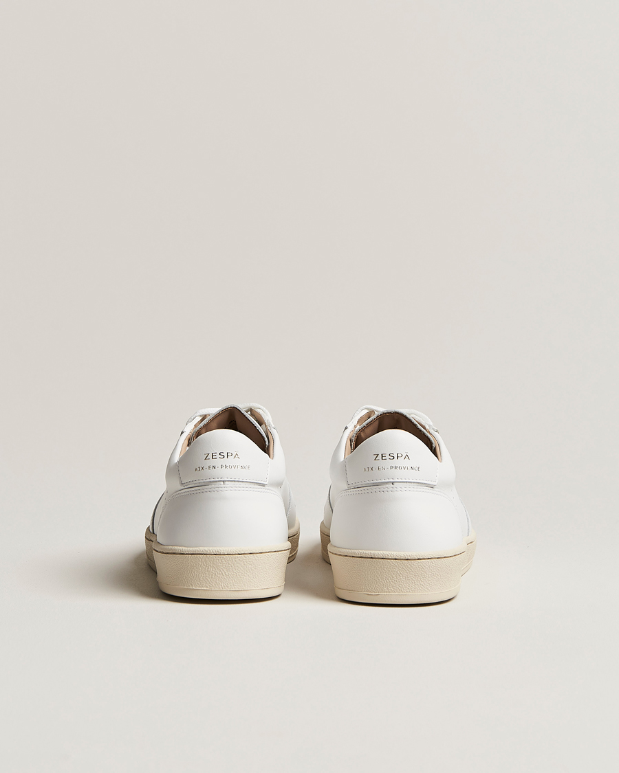 Herre | Zespà ZSP23 APLA Leather Sneakers White | Zespà | ZSP23 APLA Leather Sneakers White