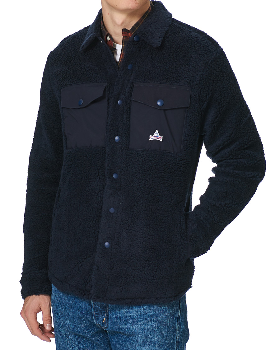 Herre | Skjorter | Holubar | M155 Fleece Overshirt Dark Blue
