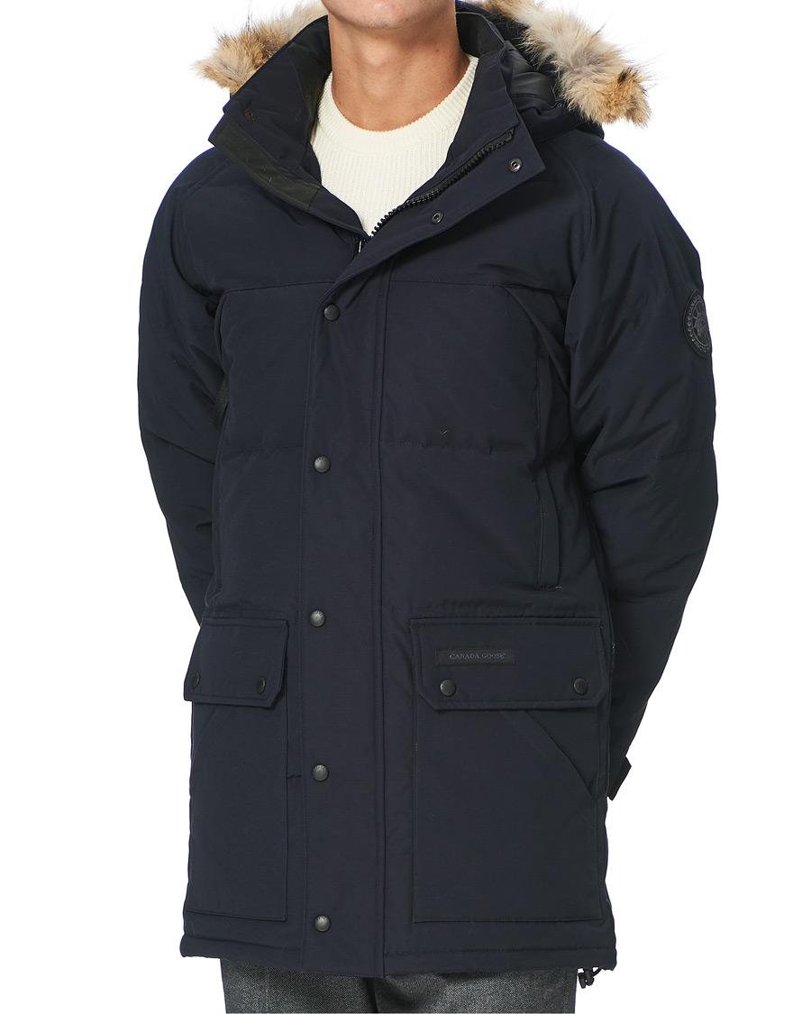 Canada Goose Label Emory Parka Navy - CareOfCarl.dk