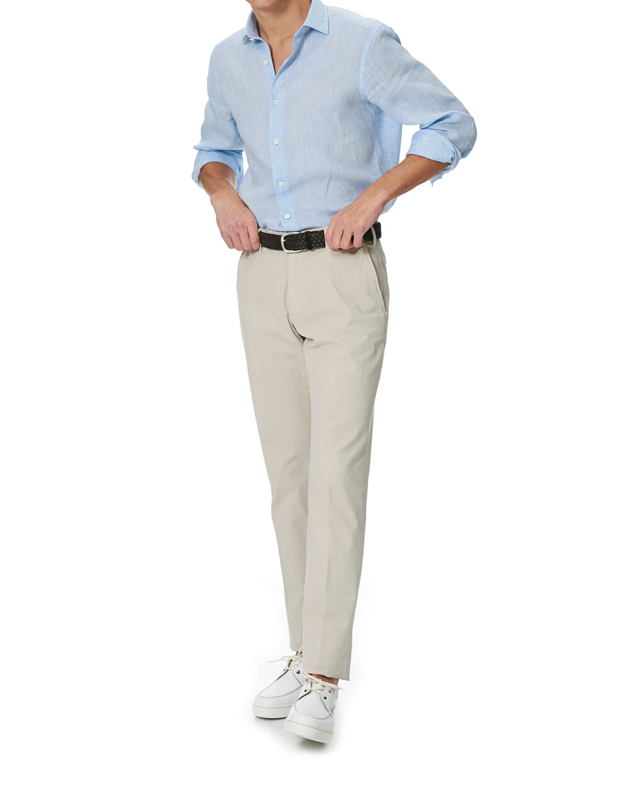 Herre | John Lobb Pier Boatshoe Sneaker White Grain | John Lobb | Pier Boatshoe Sneaker White Grain