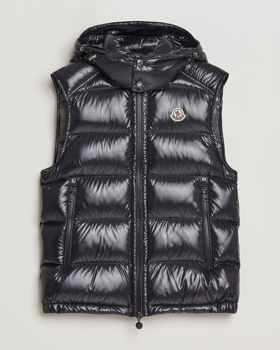Herre | Jakker | Moncler | Bormes Hooded Down Vest Black