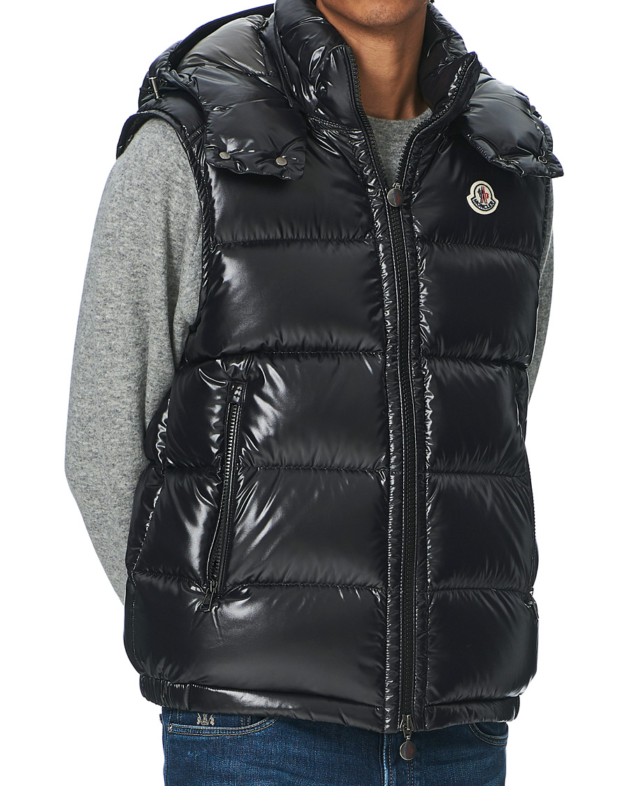 Herre | Jakker | Moncler | Bormes Hooded Down Vest Black