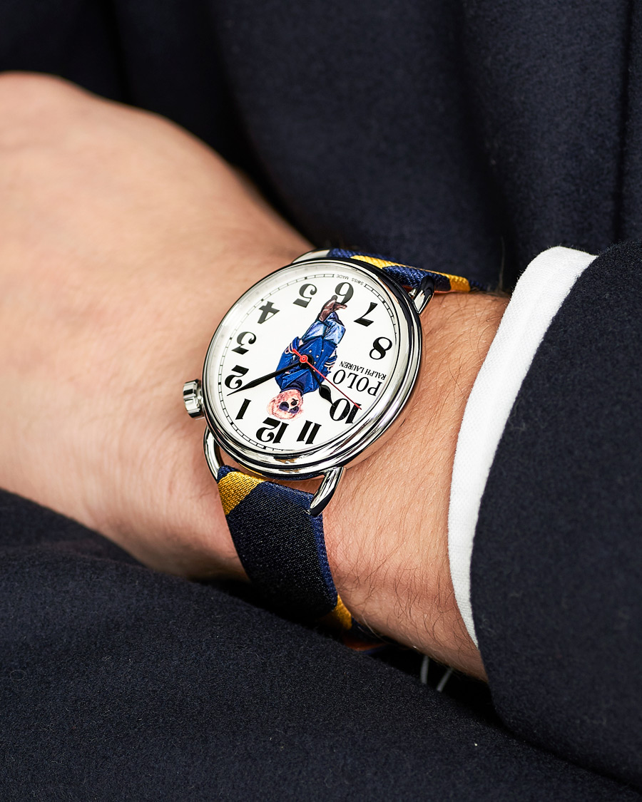 Herre | Fine watches | Polo Ralph Lauren | 42mm Automatic Nautical Bear White Dial