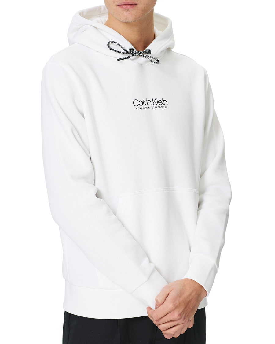 Herre | Trøjer | Calvin Klein | Coordintaes Logo Hoodie White