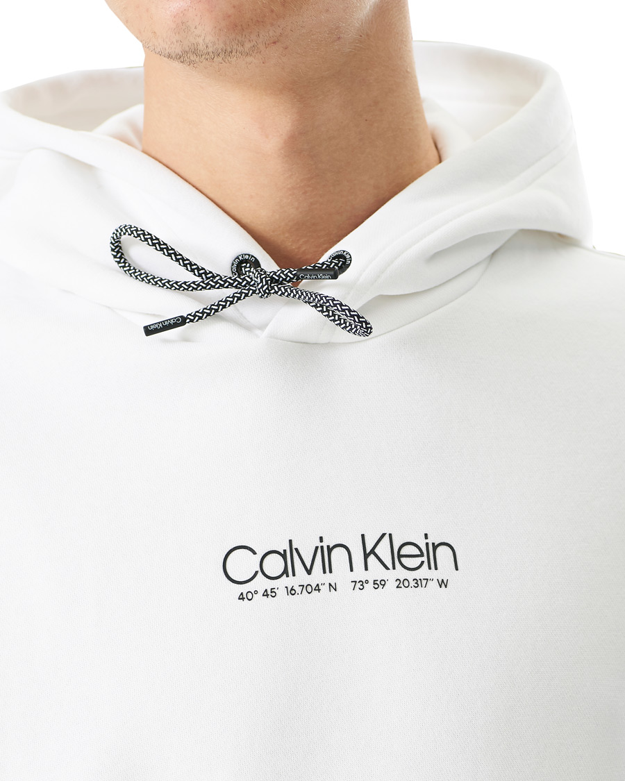 Herre | Trøjer | Calvin Klein | Coordintaes Logo Hoodie White