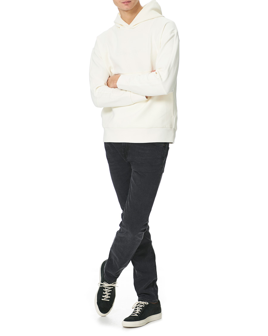 Herre | Trøjer | Calvin Klein | Comfort Debossed Logo Hoodie White