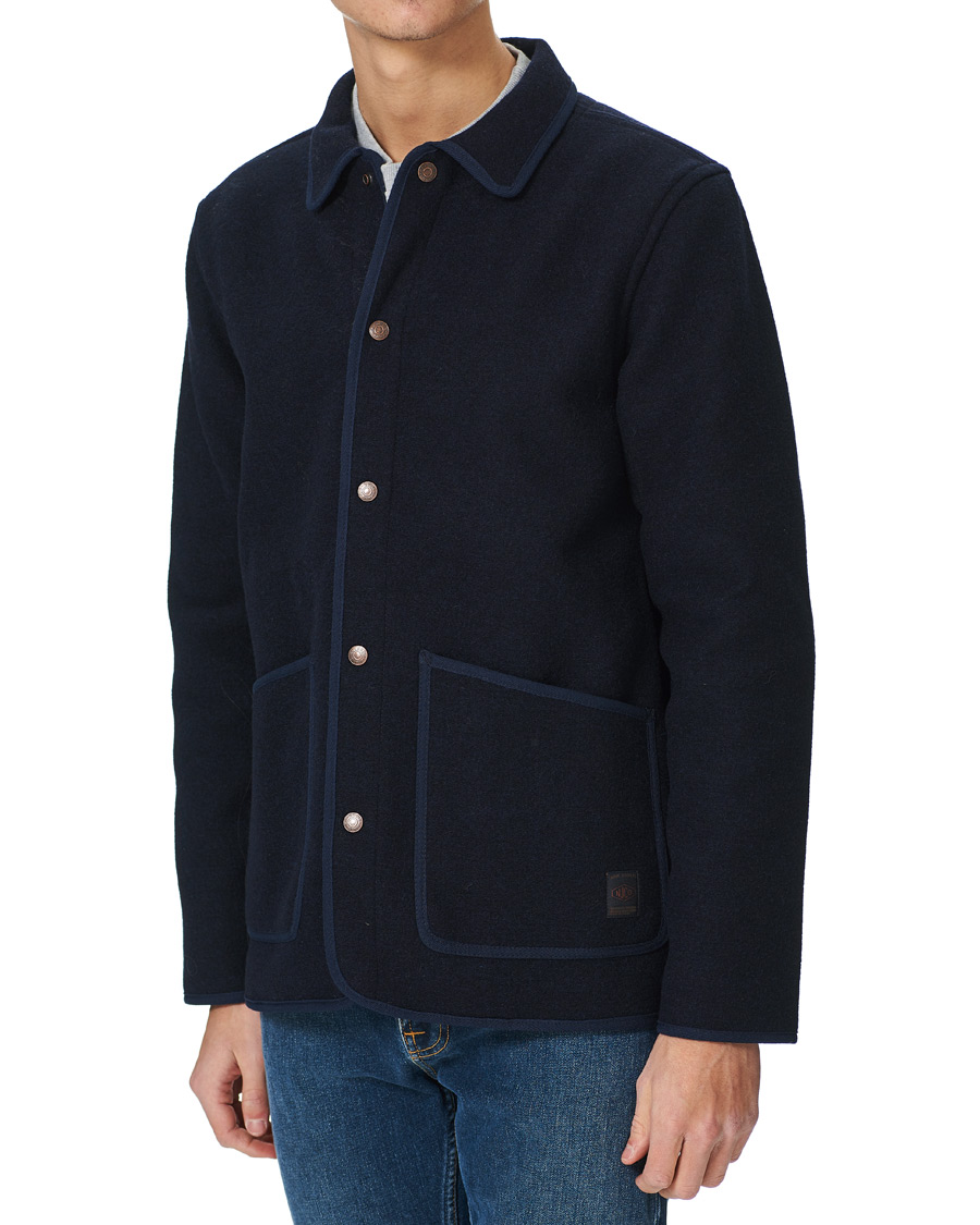 Herre | Jakker | Nudie Jeans | Fred Boiled Wool Jacket Navy