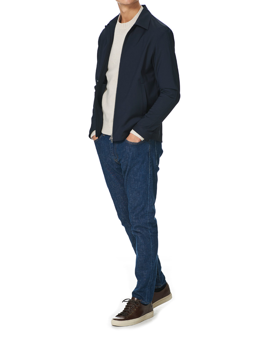 Herre | Trøjer | Tiger of Sweden | Danzon Recycle Wool Knitted Crew Neck Buttercreme