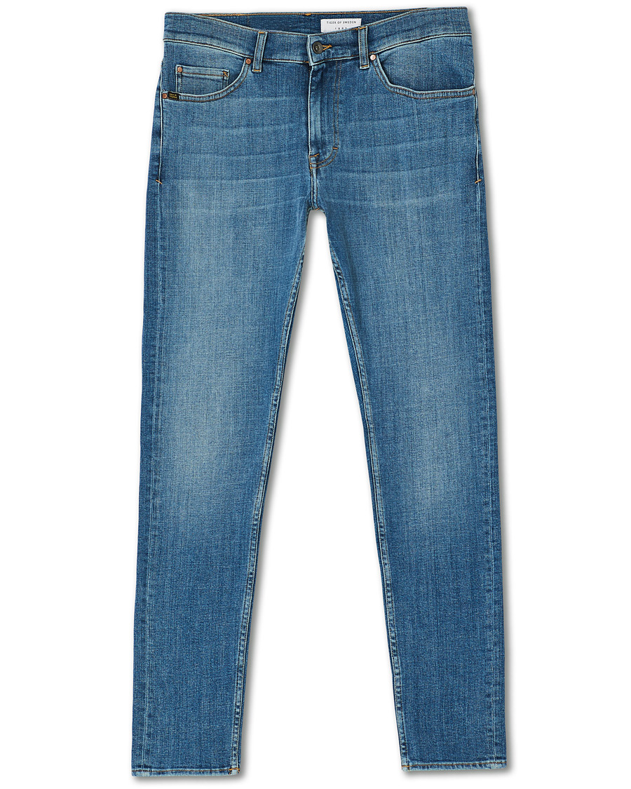 Herre | Jeans | Tiger of Sweden | Evolve Cotton Jeans Medium Blue