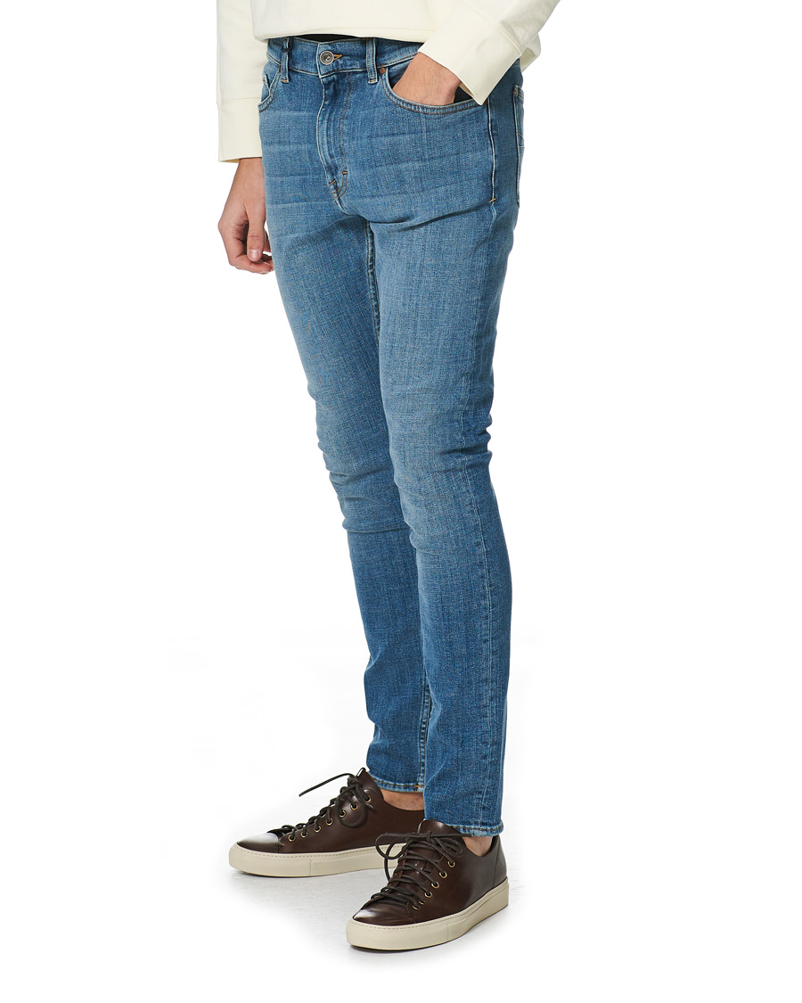 Herre | Jeans | Tiger of Sweden | Evolve Cotton Jeans Medium Blue