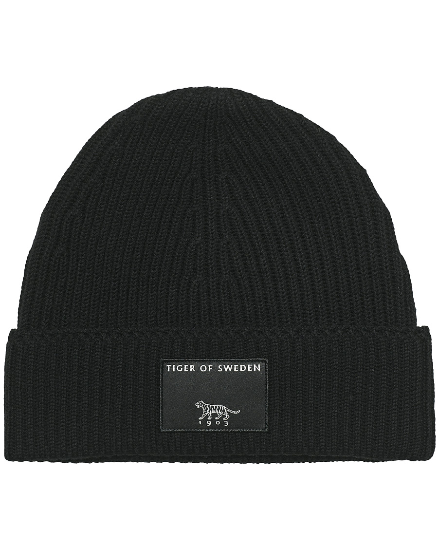 Herre | Tiger of Sweden Hollein Merino Beanie Black | Tiger of Sweden | Hollein Merino Beanie Black