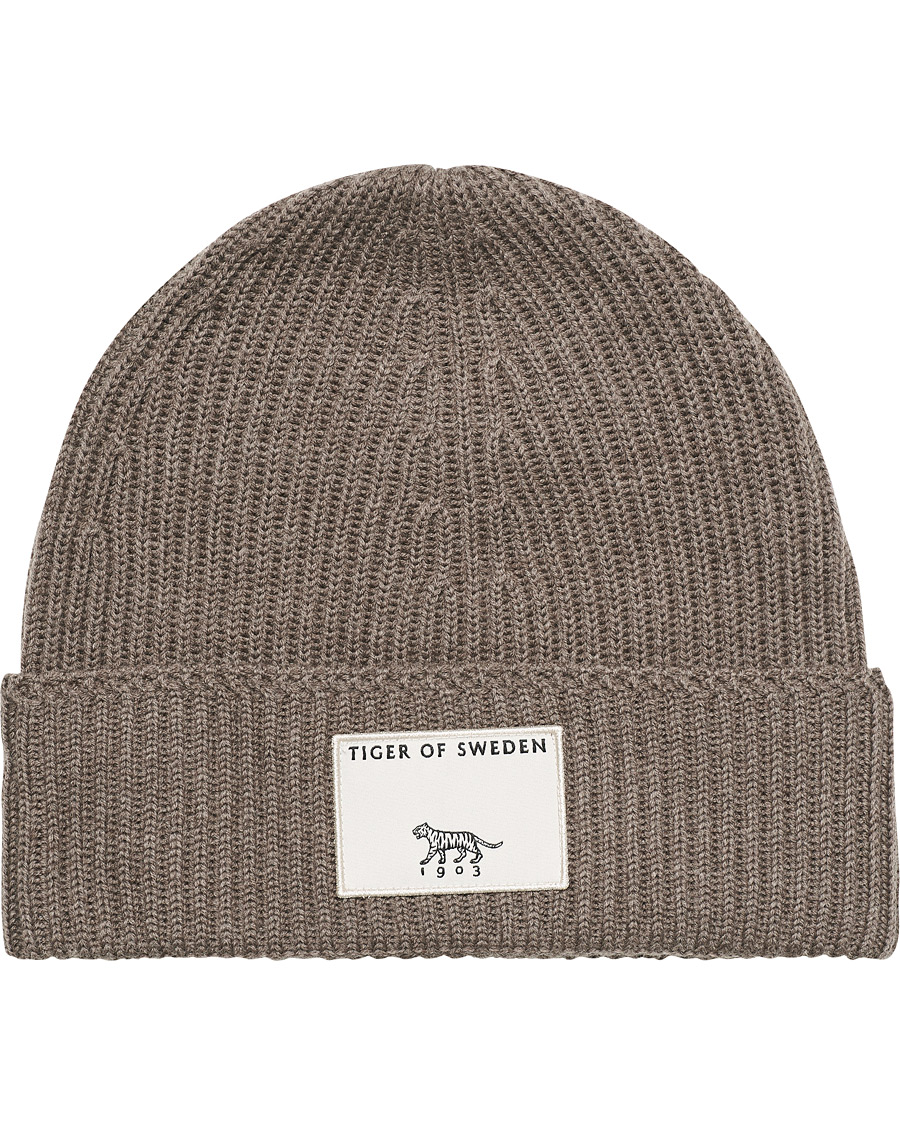 Herre | Tiger of Sweden Hollein Merino Beanie Beige | Tiger of Sweden | Hollein Merino Beanie Beige