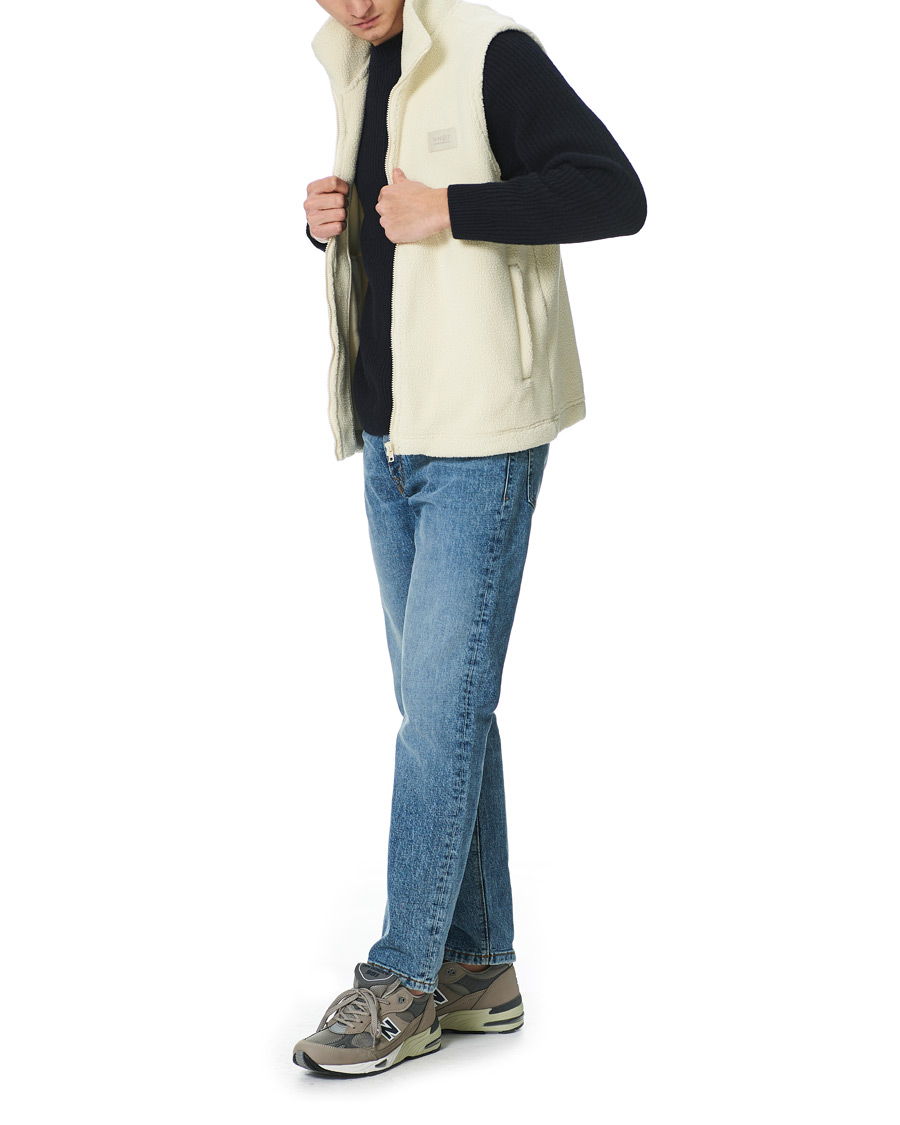 Herre | Trøjer | NN07 | Nil Recycled Fleece Vest Ecru