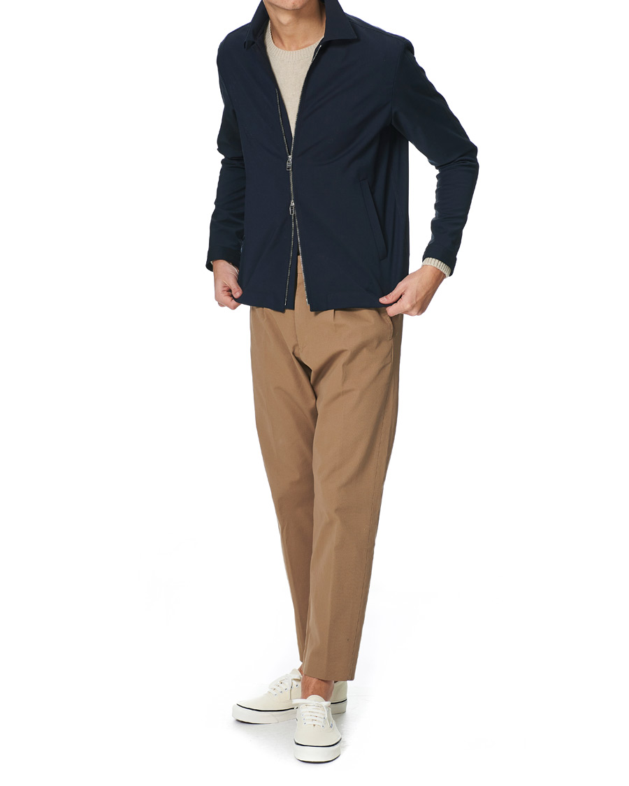 Herre | Bukser | NN07 | Bill Cropped Cotton Trousers Khaki