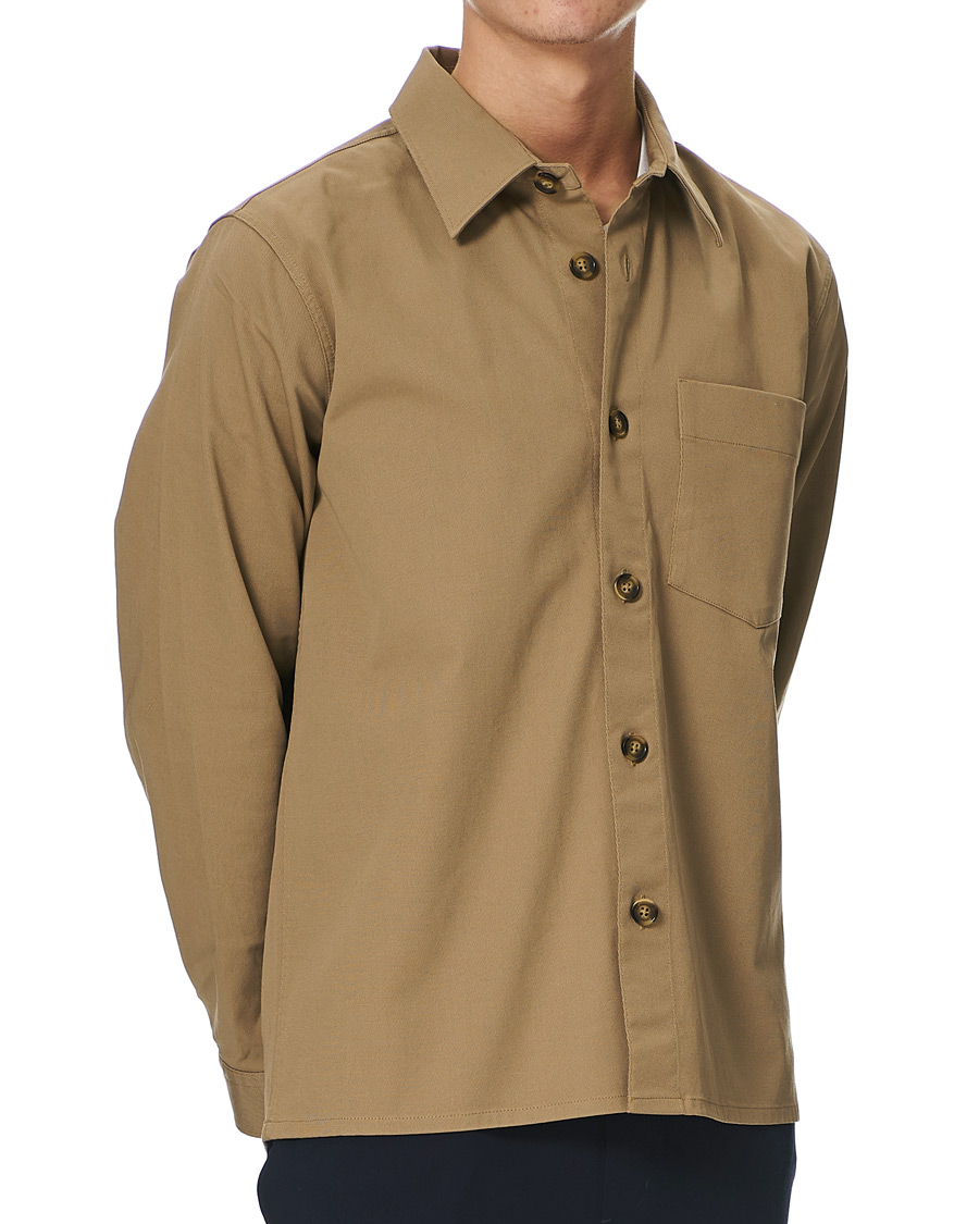 Herre | Skjorter | NN07 | Peter Cotton Overshirt Khaki