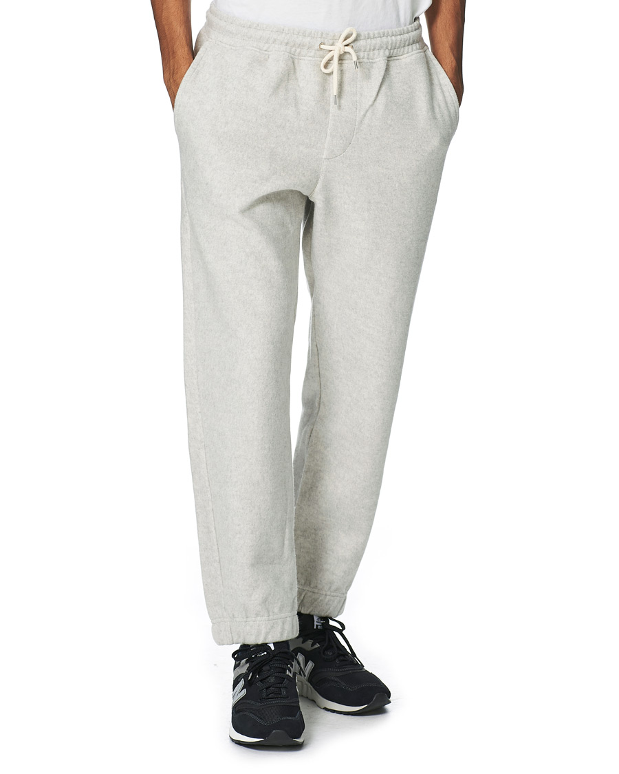 Herre | Bukser | NN07 | Fred Cotton Fleece Sweatpants Light Grey