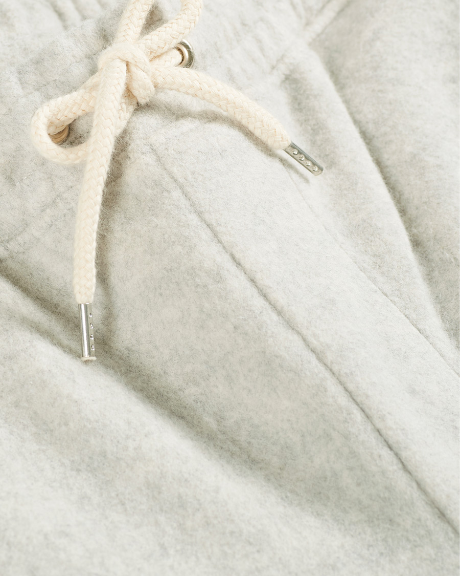 Herre | Bukser | NN07 | Fred Cotton Fleece Sweatpants Light Grey
