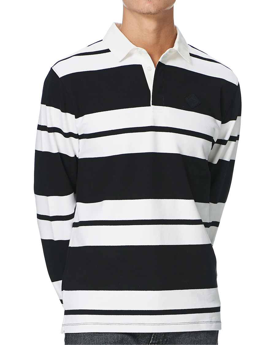 Herre | Trøjer | J.Lindeberg | Reed Cotton Rugby Shirt Black
