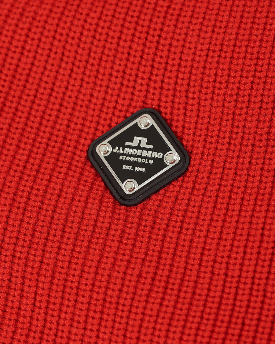 Herre | Jakker | J.Lindeberg | Bob Merino Wool Knitted Jacket Black
