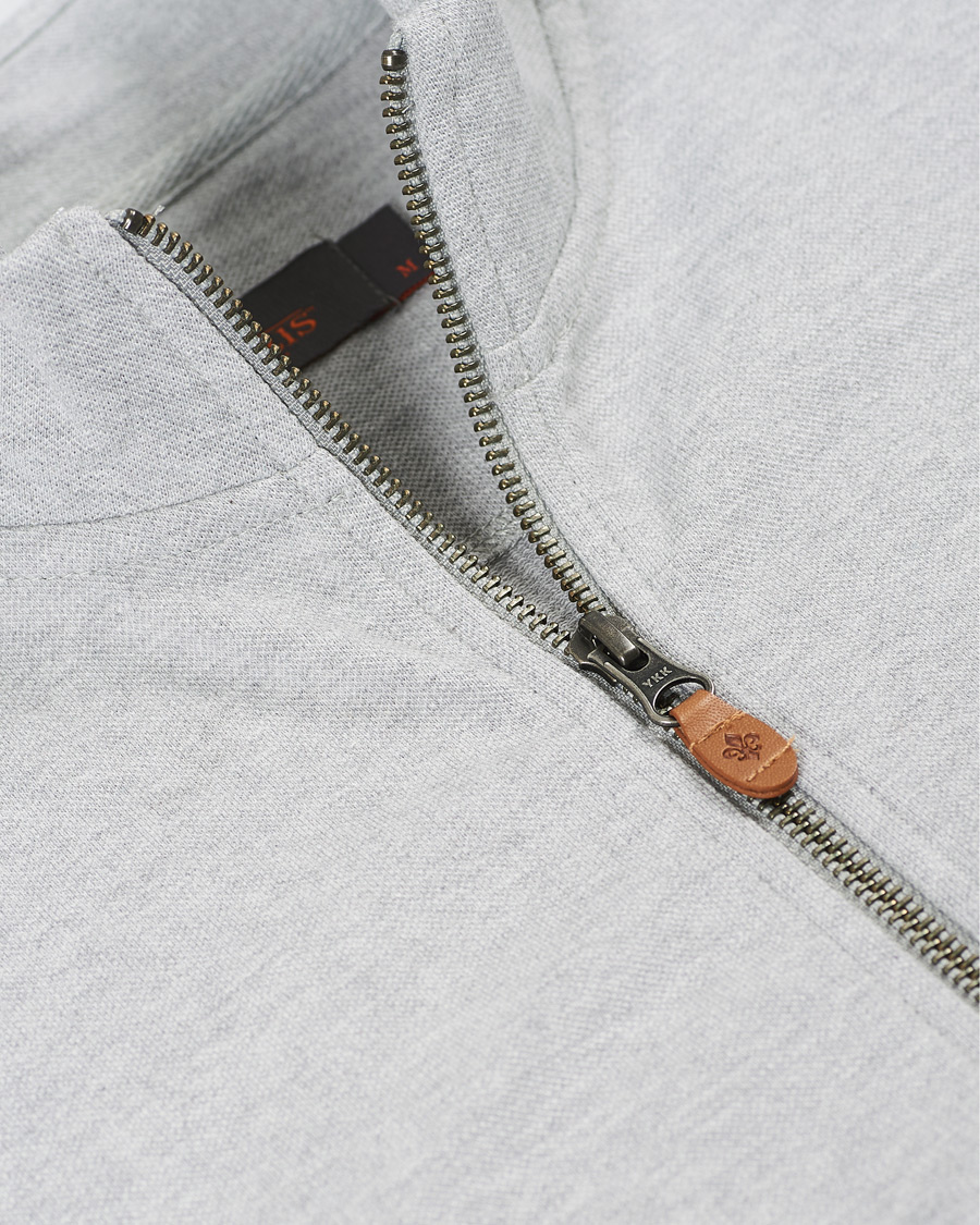 Herre | Trøjer | Morris | Nyle Cotton Full Zip Grey
