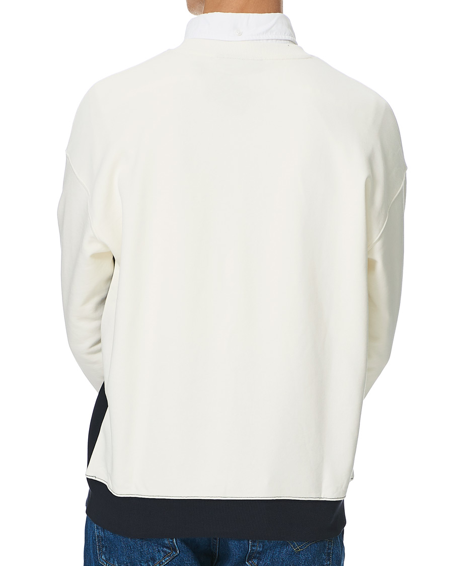 Herre | Trøjer | Morris | Warwick Logo Sweatshirt Off White