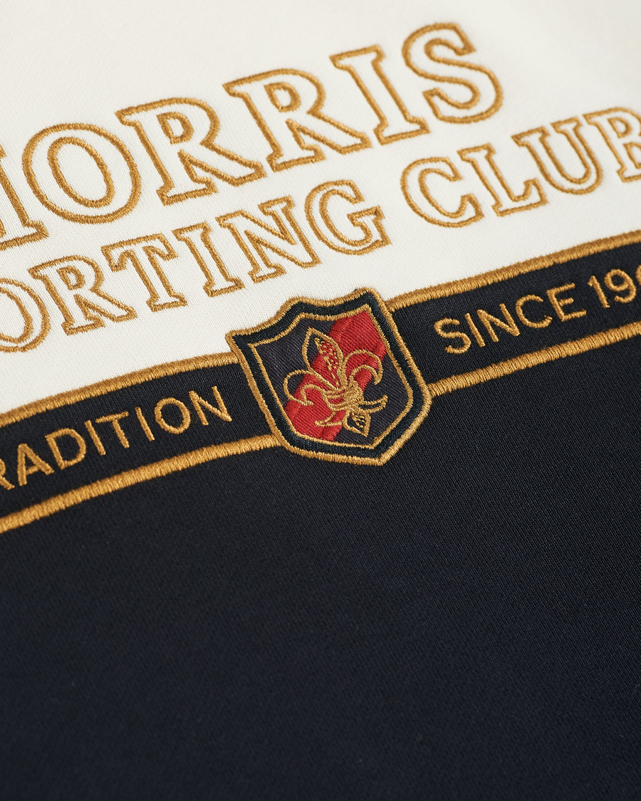 Herre | Trøjer | Morris | Warwick Logo Sweatshirt Off White