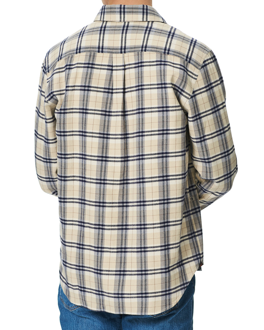 Herre | Skjorter | Morris | Holiday Brushed Cotton Overshirt Khaki